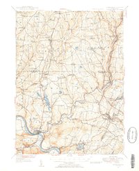 Tunkhannock 1946 topographic map thumbnail