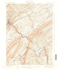 Tyrone 1933 topographic map preview