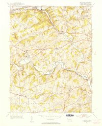 Unionville 1953 topographic map thumbnail