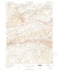 Valley Forge 1952 topographic map thumbnail