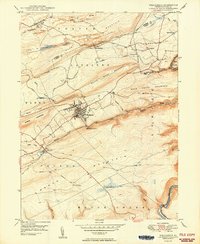 Weatherly 1950 topographic map thumbnail