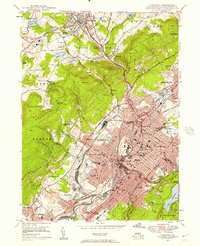 Scranton 1947 topographic map thumbnail