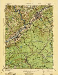 Scranton 1943 topographic map thumbnail