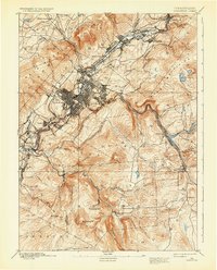 Scranton 1893 topographic map thumbnail