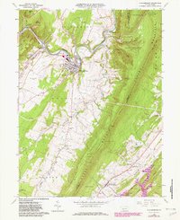 Williamsburg 1963 topographic map thumbnail