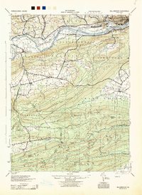 Williamsport 1944 topographic map thumbnail