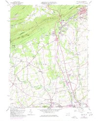 Wind Gap 1960 topographic map preview