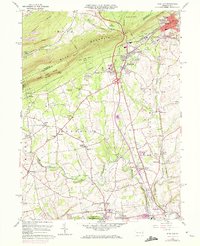 Wind Gap 1960 topographic map thumbnail
