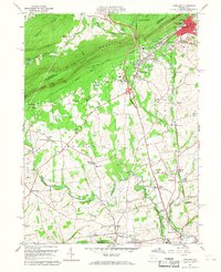 Wind Gap 1960 topographic map preview