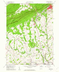 Wind Gap 1960 topographic map thumbnail