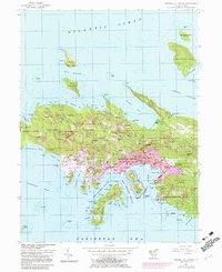 Central St. Thomas 1955 topographic map thumbnail