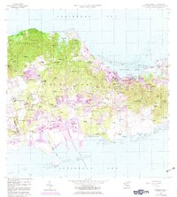 Christiansted 1958 topographic map thumbnail