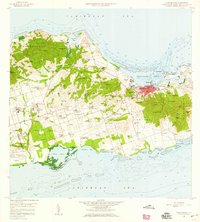 Christiansted 1958 topographic map thumbnail