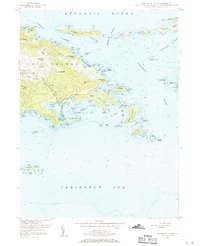 Eastern St. Thomas 1954 topographic map thumbnail