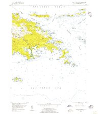 Eastern St. Thomas 1954 topographic map thumbnail
