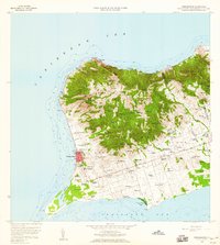 Frederiksted 1958 topographic map thumbnail