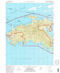 Western St. John topographic map thumbnail