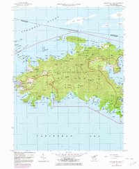 Western St. John 1958 topographic map thumbnail