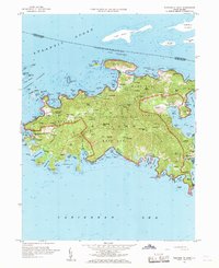 Western St. John 1958 topographic map thumbnail