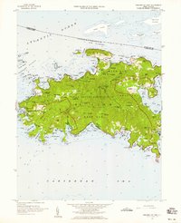 Western St. John 1958 topographic map thumbnail