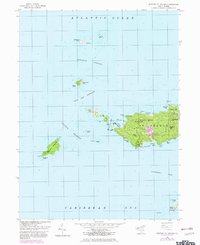 Western St. Thomas 1955 topographic map thumbnail