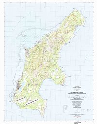 Island Of Saipan 1983 topographic map thumbnail