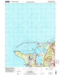 Apra Harbor topographic map thumbnail