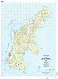 Island Of Saipan 1983 topographic map thumbnail