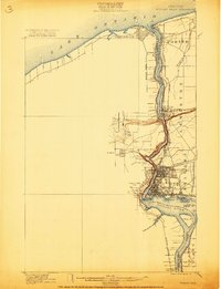 Niagara Falls 1901 topographic map thumbnail