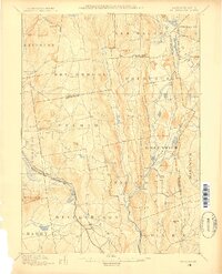Belchertown 1887 topographic map thumbnail