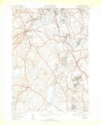 Billerica 1950 topographic map thumbnail