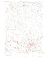 Bridgewater 1962 topographic map thumbnail