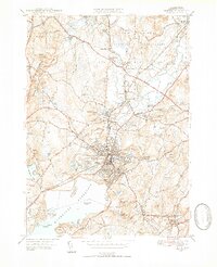 Clinton 1950 topographic map thumbnail