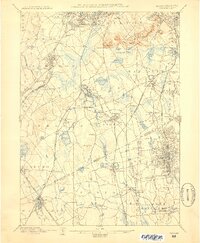 Dedham 1886 topographic map thumbnail
