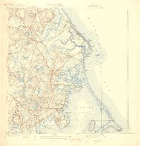 Duxbury 1941 topographic map thumbnail