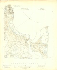 Edgartown 1944 topographic map thumbnail