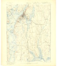 Fall River 1893 topographic map thumbnail
