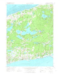 Harwich 1961 topographic map thumbnail