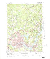 Haverhill 1972 topographic map thumbnail