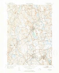 Holliston 1953 topographic map thumbnail