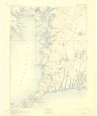 Falmouth 1893 topographic map thumbnail