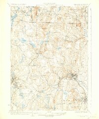 Fitchburg 1935 topographic map thumbnail