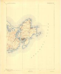 Gloucester 1893 topographic map thumbnail