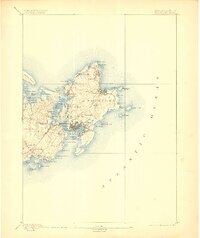 Gloucester 1893 topographic map preview