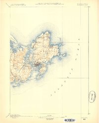 Gloucester 1886 topographic map preview