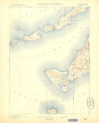 Gay Head 1887 topographic map thumbnail