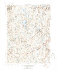 Leicester 1953 topographic map thumbnail