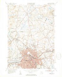 Lowell 1950 topographic map thumbnail