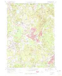 Medfield 1970 topographic map thumbnail