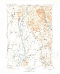 Mt. Toby 1944 topographic map thumbnail